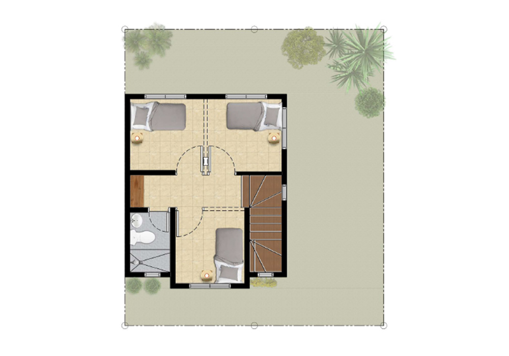 The Arcadia AUSTIN Floor Plan Second floor