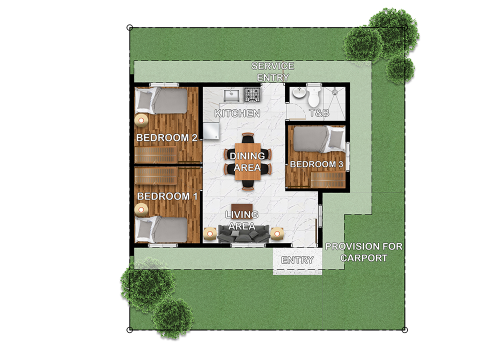 San Francisco Place, Freya, floor plan